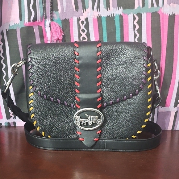 Coach Georgie Saddle Bag - Picture 1 of 5